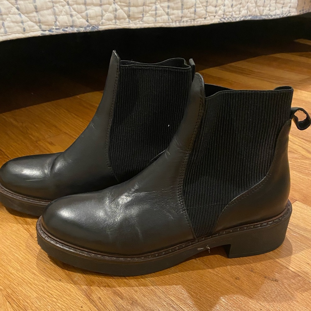 Black boots